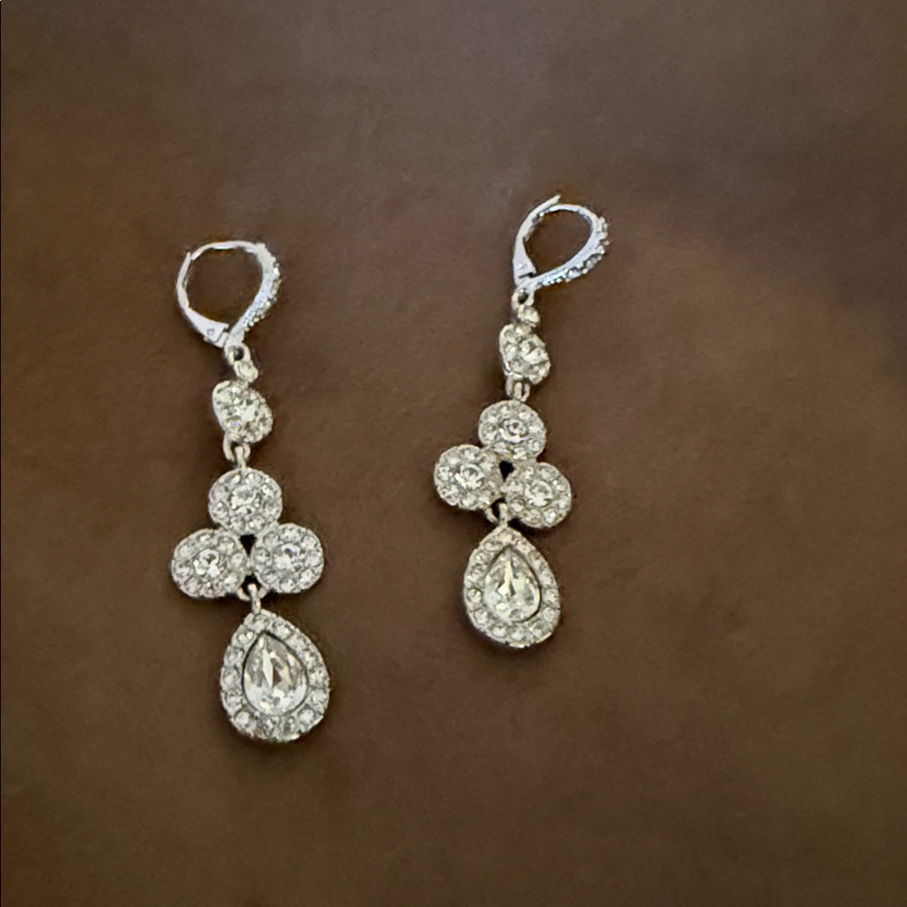 Givenchy Silver Drop Earrings - Picture 6 of 7